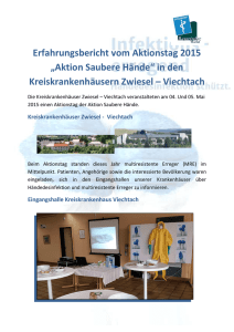 Erfahrungsbericht vom Aktionstag Kreiskrankenhäuser Zwiesel