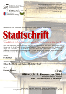 Mittwoch, 9. Dezember 2015 - Österreichische Akademie der