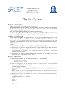Tag 2b - Python