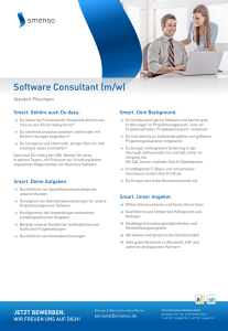 Software Consultant (m/w)