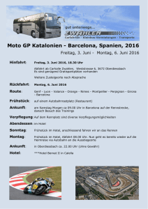 Moto GP Katalonien - Barcelona, Spanien, 2016