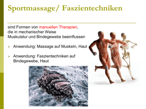 Sportmassage/ Faszien