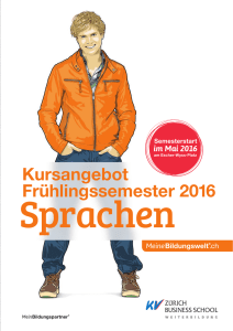 Broschüre downloaden... - KV Zürich Business School