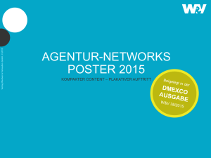 AGENTUR-NETWORKS Poster 2015