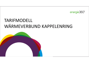 Basis-Informationen zum Wärmeverbund-Tarif erhalten