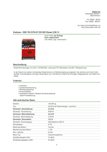 Endress - ESE 704 DYS-GT ES ISO Diesel (230 V)