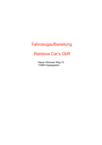 Fahrzeugaufbereitung Rainbow Car`s GbR