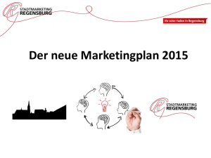 Der neue Marketingplan 2015