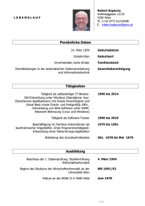 Curriculum Vitae (PDF 242 KB)