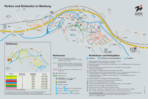Parken und Einkaufen in Marburg