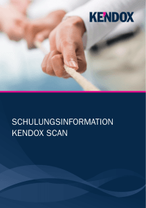 schulungsinformation kendox scan