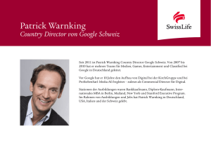 Patrick Warnking - Swiss Life Schweiz