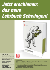 Jetzt erschienen: das neue Lehrbuch Schwingen!