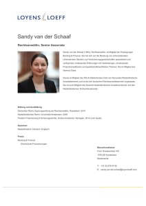 Sandy van der Schaaf