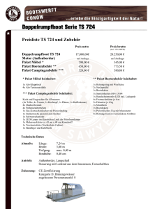 TS 724 Infoblatt und Preise