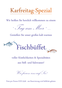 Fischbuffet