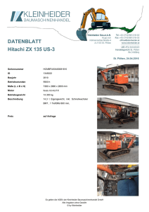 DATENBLATT Hitachi ZX 135 US-3