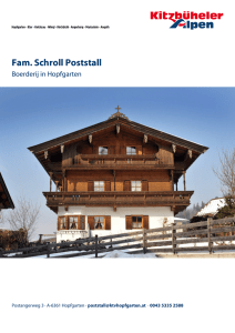 Fam. Schroll Poststall in Hopfgarten