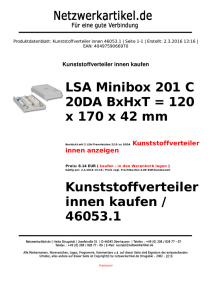 Kunststoffverteiler innen kaufen / 46053.1 bei netzwerkartikel.de