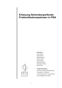 in PISA - Max-Planck-Institut für Bildungsforschung