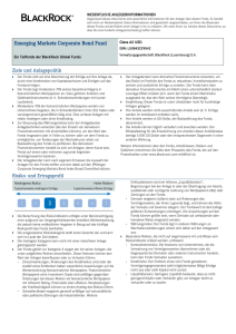 Emerging Markets Corporate Bond Fund