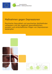 Maßnahmen gegen Depressionen