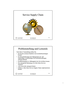 Service Supply Chain