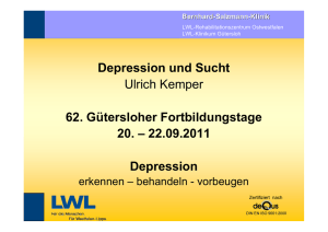 Dr. U. Kemper - Depression und Sucht