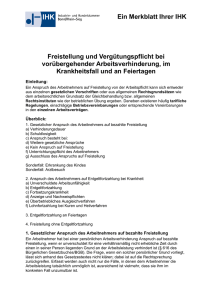 Freistellung und Vergütungspflicht bei vorübergehender