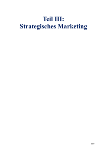 Teil III: Strategisches Marketing