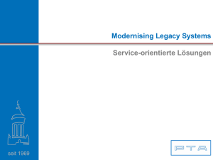 Modernising Legacy Systems Service