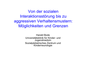 Der jugendliche ADHS Patient Soziale Interaktionsstörungen