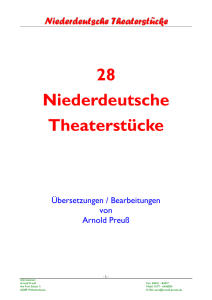 Niederdeutsche Theaterstücke