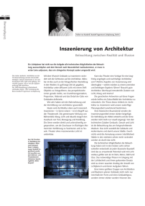 Inszenierung von Architektur - Kardorff Ingenieure Lichtplanung