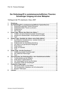 Rollenbegriff - Evangelische Hochschule Darmstadt