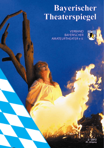 Theaterspiegel 02/2013 - Verband Bayerischer Amateurtheater eV