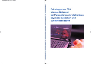Forschungsbericht: Pathologischer PC-/Internet