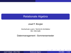 Relationale Algebra