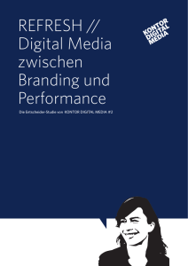 RefResh // Digital Media zwischen Branding und Performance