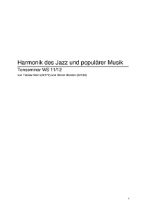 Harmonik des Jazz und populärer Musik