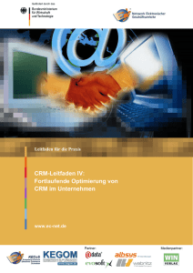 CRM-Leitfaden IV: Fortlaufende Optimierung von CRM im