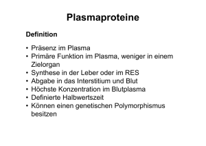 Plasmaproteine