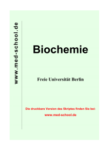 Biochemie - Medizinstudium
