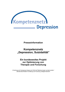 Kompetenznetz „Depression, Suizidalität”