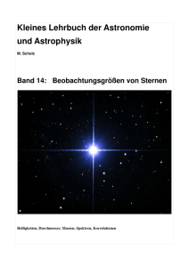 Kleines Lehrbuch der Astronomie und Astrophysik