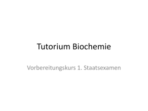 Tutorium Biochemie