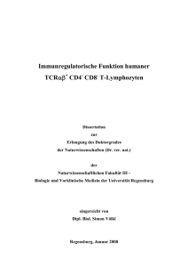 humaner regulatorischer CD3+CD4-CD8- T