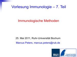 Vorlesung Immunologie – 7. Teil - Ruhr