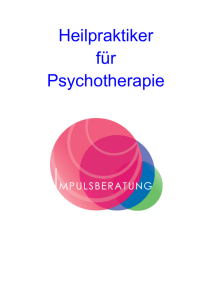 Auszug Lernunterlagen HP Psychotherapie