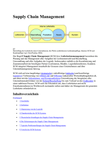 Supply Chain Management